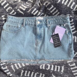 Forever 21 Blue Mini Skirt for Casual Wear